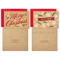 Rustic Kraft Boxed Christmas Cards Assortment, Pack of 36 for only USD 18.99 | Hallmark
