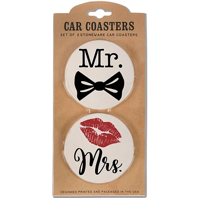 Carson Mr. & Mrs. Car Coaster Set for only USD 7.99 | Hallmark