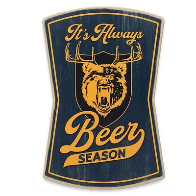 Open Road Garage Beer Season Wood Quote Sign for only USD 18.99 | Hallmark