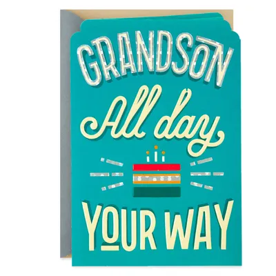 All Day Your Way Birthday Card for Grandson for only USD 4.99 | Hallmark