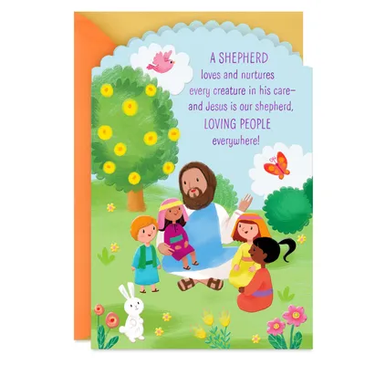 Jesus Is Our Shepherd Religious Easter Card for Kid for only USD 3.99 | Hallmark