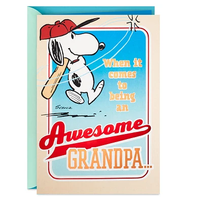 Peanuts® Snoopy Awesome Grandpa Pop-Up Father's Day Card for only USD 5.59 | Hallmark