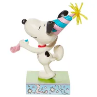 Jim Shore Peanuts Snoopy Birthday Dance Figurine, 5.25" for only USD 49.99 | Hallmark