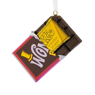 Willy Wonka and The Chocolate Factory™ Wonka Bar With Golden Ticket Hallmark Ornament for only USD 9.99 | Hallmark