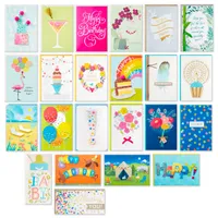 Assorted All-Occasion Greeting Cards in Pastel Watercolor Organizer, Box of 24 for only USD 29.99 | Hallmark