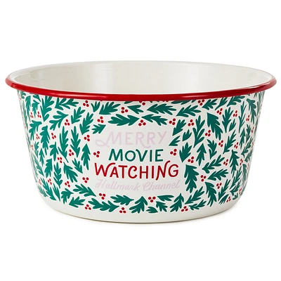 Hallmark Channel Merry Movie Watching Popcorn Bowl for only USD 29.99 | Hallmark