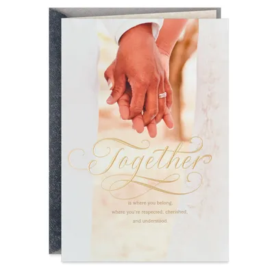 You Belong Together Wedding Card for only USD 3.99 | Hallmark