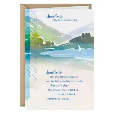 May You Feel Lifted By the Love Around You Sympathy Card for only USD 2.99 | Hallmark