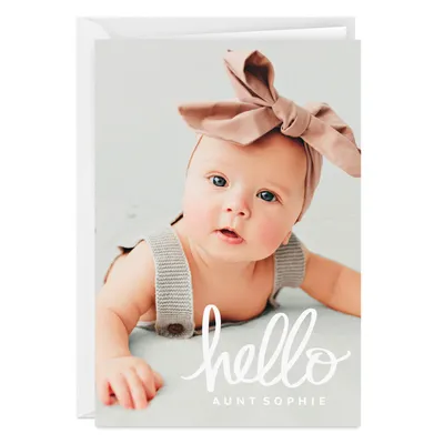 Personalized Hello Photo Card for only USD 4.99 | Hallmark