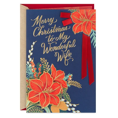 I'm a Happy, Lucky Man Christmas Card for Wife for only USD 7.59 | Hallmark