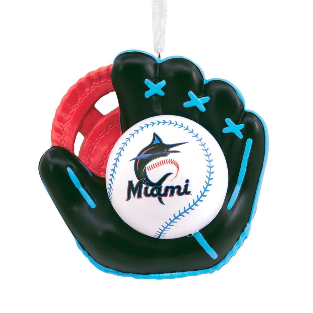 Marlins Baseball Cap Ornament