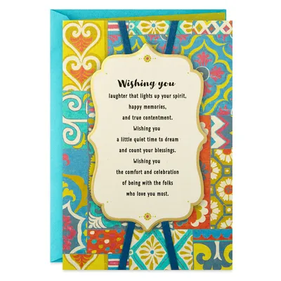 Wishing You a Blessed Day Birthday Card for only USD 3.99 | Hallmark