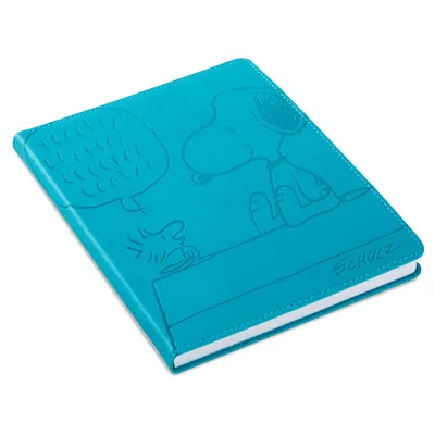 Peanuts® Snoopy and Woodstock Faux Leather Notebook for only USD 16.99 | Hallmark