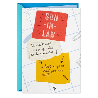 You're a Really Good Dad Father's Day Card for Son-in-Law for only USD 4.99 | Hallmark