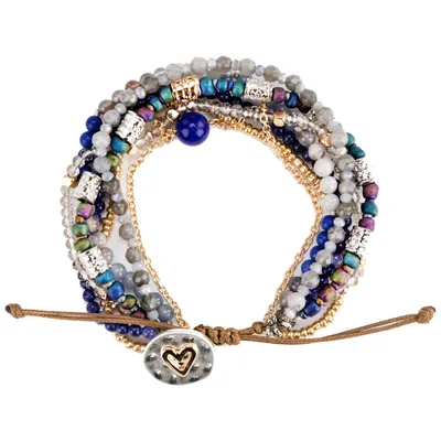 Indigo Beaded Love Bracelet for only USD 29.99 | Hallmark