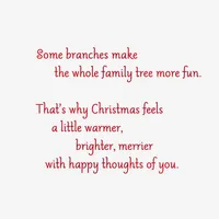 You Make Our Family Tree More Fun Christmas Card for Niece for only USD 5.59 | Hallmark