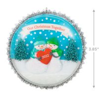 Our Christmas Together Snowmen 2022 Ornament