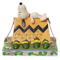 Jim Shore Peanuts Snoopy and Woodstock Camping Figurine, 6" for only USD 79.99 | Hallmark