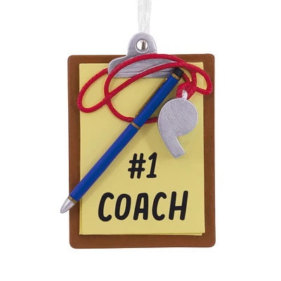 #1 Coach Clipboard Hallmark Ornament for only USD 12.99 | Hallmark