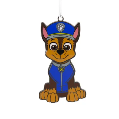 Paw Patrol™ Chase Moving Metal Hallmark Ornament for only USD 6.99 | Hallmark