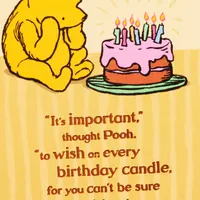 Disney Winnie the Pooh Wishes Come True Birthday Card for only USD 2.99 | Hallmark