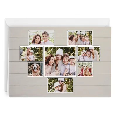 Personalized Heart-Shaped Photo Collage Photo Card for only USD 4.99 | Hallmark