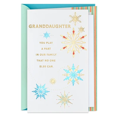 You're a Special Part of Our Family Christmas Card for Granddaughter for only USD 5.59 | Hallmark