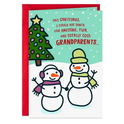 You're Awesome and Cool Christmas Card for Grandparents for only USD 2.00 | Hallmark