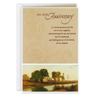 The Life We've Built Together Anniversary Card for only USD 5.59 | Hallmark
