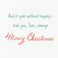 Proud of You Now and Always Christmas Card for Son for only USD 4.99 | Hallmark