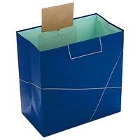 Navy With Gold Extra-Deep Square Gift Bag, 15" for only USD 7.99 | Hallmark