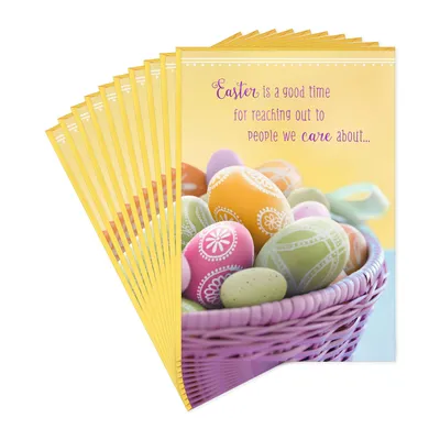 Easter Eggs in Basket Easter Cards, Pack of 10 for only USD 7.99 | Hallmark