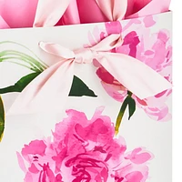 13" Pink Peonies Gift Bag With Tissue for only USD 6.99 | Hallmark