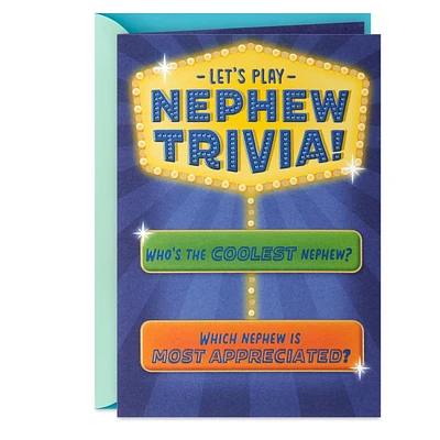 Nephew Trivia Birthday Card for only USD 4.59 | Hallmark