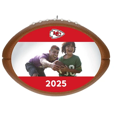 NFL Kansas City Chiefs Football Personalized Ornament