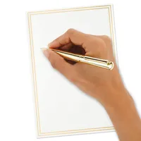 Double Gold Border Stationery Set, Box of 20 for only USD 14.99 | Hallmark