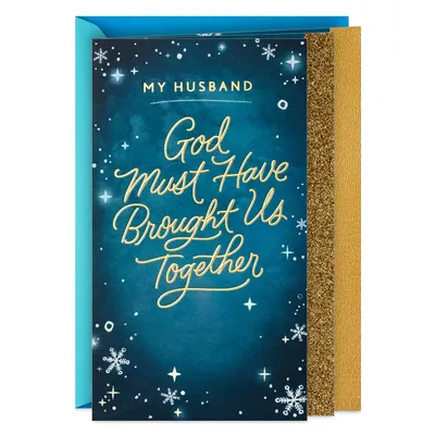 God Brought Us Together Christmas Card for Husband for only USD 7.59 | Hallmark