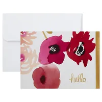 Watercolor Flowers Assorted Blank Note Cards, Box of 40 for only USD 12.99 | Hallmark