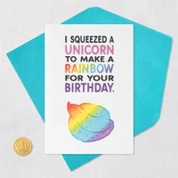 Rainbow Unicorn Poop Funny Birthday Card for only USD 3.99 | Hallmark