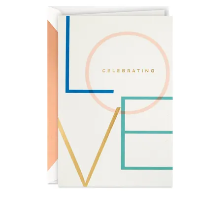 Celebrating Love and Both of You Wedding Card for only USD 5.99 | Hallmark