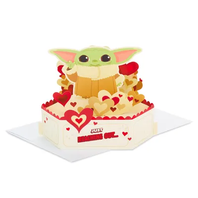 Star Wars: The Mandalorian™ The Child™ 3D Pop-Up Valentine's Day Card for only USD 7.99 | Hallmark