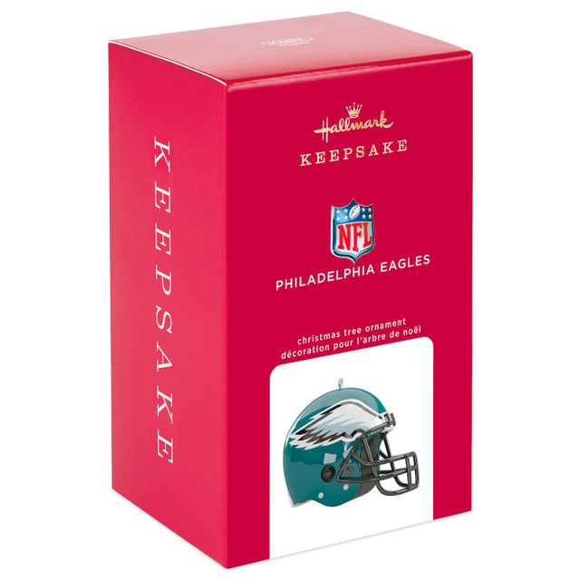 NFL Philadelphia Eagles Football Helmet Metal Hallmark Ornament