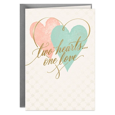 Two Hearts, One Love Religious Wedding Card for only USD 3.99 | Hallmark