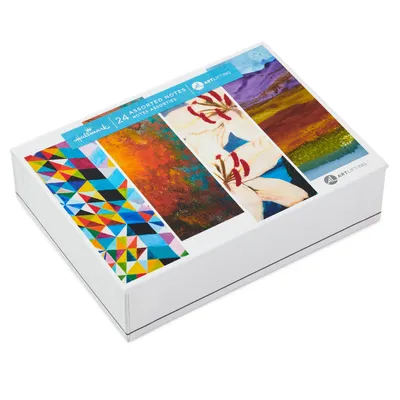 ArtLifting Nature and Abstracts Blank Note Cards Assortment, Box of 24 for only USD 15.99 | Hallmark
