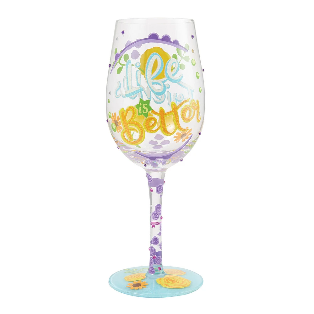 Lolita Life Is Better With Friends Wine Glass, 15 oz. for only USD 32.99 | Hallmark