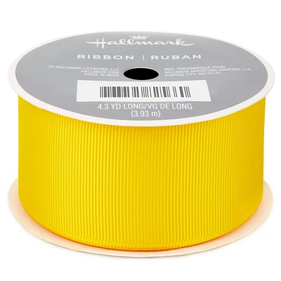 1.5" Yellow Grosgrain Ribbon, 12.9' for only USD 4.99 | Hallmark