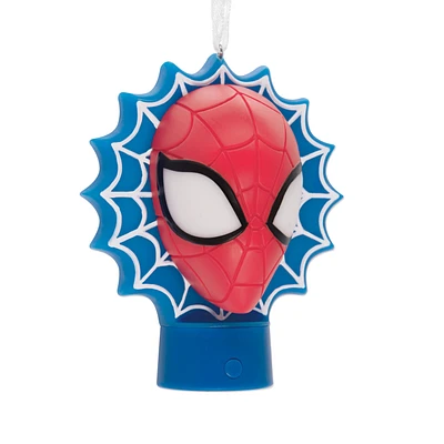 Marvel Spider-Man Face on Web Hallmark Ornament With Light for only USD 12.99 | Hallmark