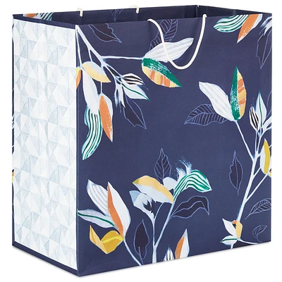 15" Tropical Stems on Navy Extra-Deep Gift Bag for only USD 5.99 | Hallmark