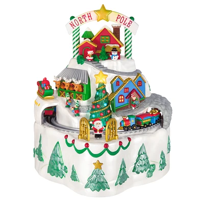 North Pole Village Tabletop Decoration With Light, Sound and Motion for only USD 149.99 | Hallmark