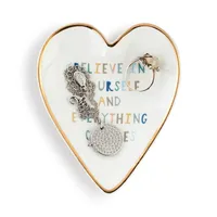 Demdaco Believe In Yourself Art Heart Trinket Dish for only USD 12.99 | Hallmark